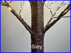 LITBLOOM Lighted Brown Tree Plug in 430 LED Fairy Lights 4FT, Twig Tree with Lig