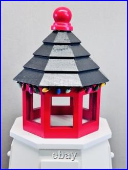 LL Bean Lighthouse Advent Calendar Wooden Christmas Decor Original Box Styrofoam