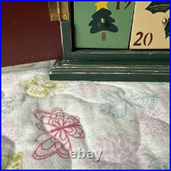 LL Bean Wooden Advent Calendar Display Vintage Double Doors w 24 PullOut Drawers LL Bean Wooden Advent Calendar Display Vintage Double Doors w 24 PullOut Drawers