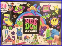 LOT OF TWO-2026 Schylling Needoh- 24 Days Christmas Advent Calendar- New SEALED