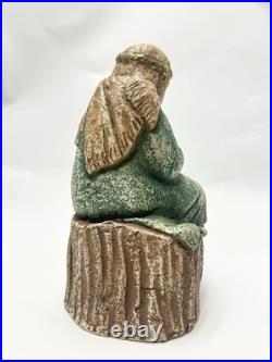 La Scala VTG Molded Paper Mache Clay Figurine. Limited edition! Very RARE