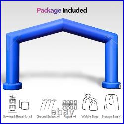 Large 21Ft Gable Inflatable Arch with built-in blower Blue