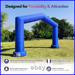 Large 21Ft Gable Inflatable Arch with built-in blower Blue