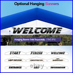 Large 21Ft Gable Inflatable Arch with built-in blower Blue