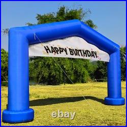 Large 21Ft Gable Inflatable Arch with built-in blower Blue
