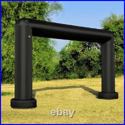 Large 21Ft Square Inflatable Arch with built-in blower Black