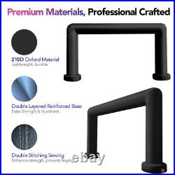 Large 21Ft Square Inflatable Arch with built-in blower Black