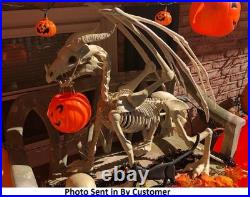 Large Dragon Bones Semi-Posable Plastic Halloween Skeleton Character 4-Ft L #808