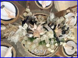 Large High End Luxury Christmas Table/ Mantle Centerpiece, Almost 4 FEET LONG