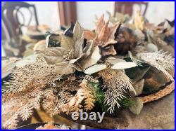 Large High End Luxury Christmas Table/ Mantle Centerpiece, Almost 4 FEET LONG