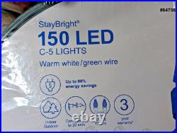Large Lot Of GE Christmas LED Lights 5 Sets of 150
