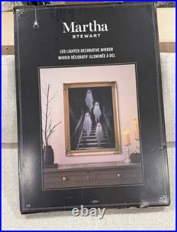 Large Viral Martha Stewart Led Lighted Ghosts On Staircase Mirror Halloween