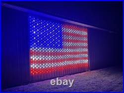 Large light up American flag net light 10ft by 20ft