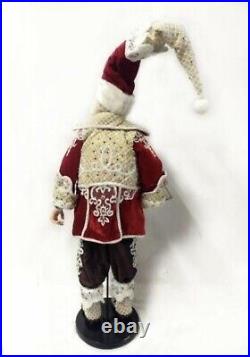 Lavish Sweet Christmas Santa XL Doll 32 Katherine's Collection 28-828254