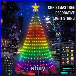 Led christmas tree lights outdoor decorations light