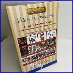 Lemax Village Collection 12 Days Of Christmas Manor Musical 2009 RARE TESTED