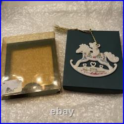 Lenox 1996 Baby's First Christmas Rocking Horse Porcelain Hanging Ornament