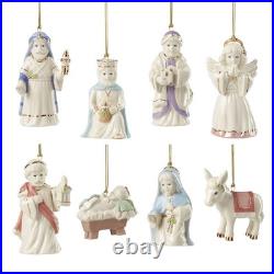 Lenox 896533 First Blessings Nativity 8-Piece Ornament Set