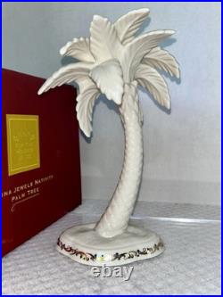 Lenox China Jewels Nativity Palm Tree Figurine with Box Gold Accents Holiday Lenox China Jewels Nativity Palm Tree Figurine with Box Gold Accents Holiday