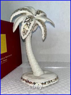 Lenox China Jewels Nativity Palm Tree Figurine with Box Gold Accents Holiday Lenox China Jewels Nativity Palm Tree Figurine with Box Gold Accents Holiday