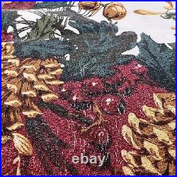 Lenox China WINTER GREETINGS Tablecloth NEW Oblong 60 x 84 Holiday Linens