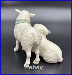 Lenox First Blessing Nativity Sheep Figurine Set with Box & Inserts Mint