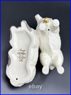 Lenox First Blessing Nativity Sheep Figurine Set with Box & Inserts Mint