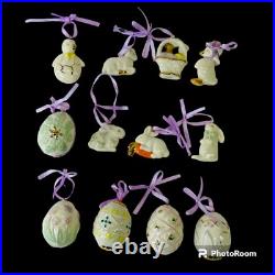 Lenox Floral Easter 12 Ornaments Set With Tree Holiday Decor