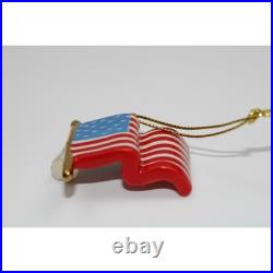 Lenox Fourth of July Independence Day Mini Set of 10 Porcelain Ornaments