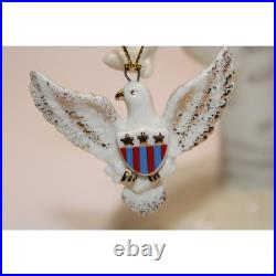 Lenox Fourth of July Independence Day Mini Set of 10 Porcelain Ornaments