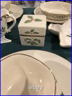 Lenox Holiday Lot Of Various Items. See Photos And Description For What's Includ