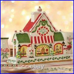 Lenox Hosting the Holidays Light-Up Musical Bakeshop Centerpiece Christmas $320