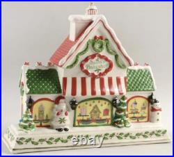 Lenox Hosting the Holidays Light-Up Musical Bakeshop Centerpiece Christmas $320