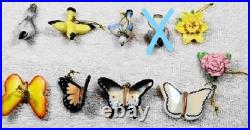 Lenox SPRING Ornament Set Butterflies RETIRED One MISSING Bird 849085 NEW Lenox SPRING Ornament Set Butterflies RETIRED One MISSING Bird 849085 NEW
