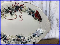Lenox Winter Greetings Oval Plater NEW In Box
