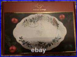 Lenox Winter Greetings Oval Plater NEW In Box