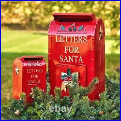 Letters for Santa Christmas Mailbox Decoration (Set of 2)