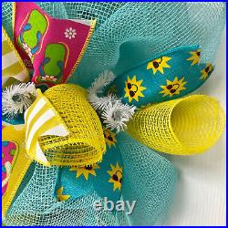 Life Is Better In Flip Flops Summer Wreath Handmade Deco Mesh Life Is Better In Flip Flops Summer Wreath Handmade Deco Mesh