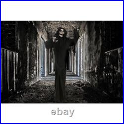 Life-Size Animatronic Scary Talking Grim Reaper with Touch Activated Lights a