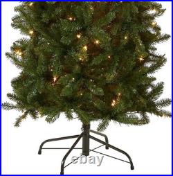 Lifelike 7.5 ft Pre-Lit Kingswood Fir Tree with 1,075 Tips & Metal Stand