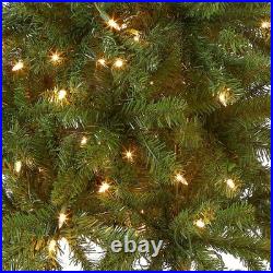 Lifelike Slim 4.5 ft Pre-Lit Kingswood Fir Christmas Tree 150 Clear Lights