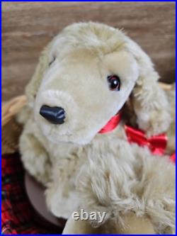 Lifesize Animated Christmas Puppies Bed Cocker Spaniel Holiday Animals Dogs Lifesize Animated Christmas Puppies Bed Cocker Spaniel Holiday Animals Dogs