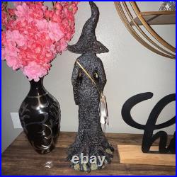 Light Up Tree Witch With No Face Holding A Jack O Viral Lantern Halloween Decor