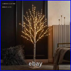 Lighted Birch Twig Tree with Fairy Lights 4FT 200 LED Lights for Indoor Outdo