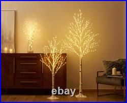 Lighted Birch Twig Tree with Fairy Lights 4FT 200 LED Lights for Indoor Outdo