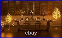 Lighted Birch Twig Tree with Fairy Lights 4FT 200 LED Lights for Indoor Outdo
