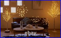 Lighted Birch Twig Tree with Fairy Lights 4FT 200 LED Lights for Indoor Outdo
