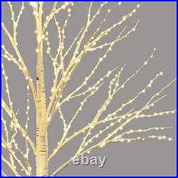 Lighted Birch Twig Tree with Fairy Lights 4FT 200 LED Lights for Indoor Outdo