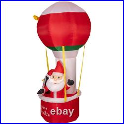 Lighted Inflatable Feliz Navidad Hot Air Balloon Outdoor Christmas Decoration 7