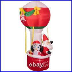 Lighted Inflatable Feliz Navidad Hot Air Balloon Outdoor Christmas Decoration 7